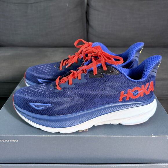 Hoka One One Other - Hoka One One Clifton 9 Bellwether Blue Running Shoes Men's Size 10D